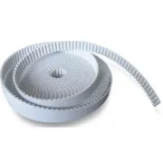Linear timing belts of T and AT, HTD, STD and PD types